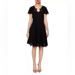 Ted Baker Saloane Embroidered Skater Dress